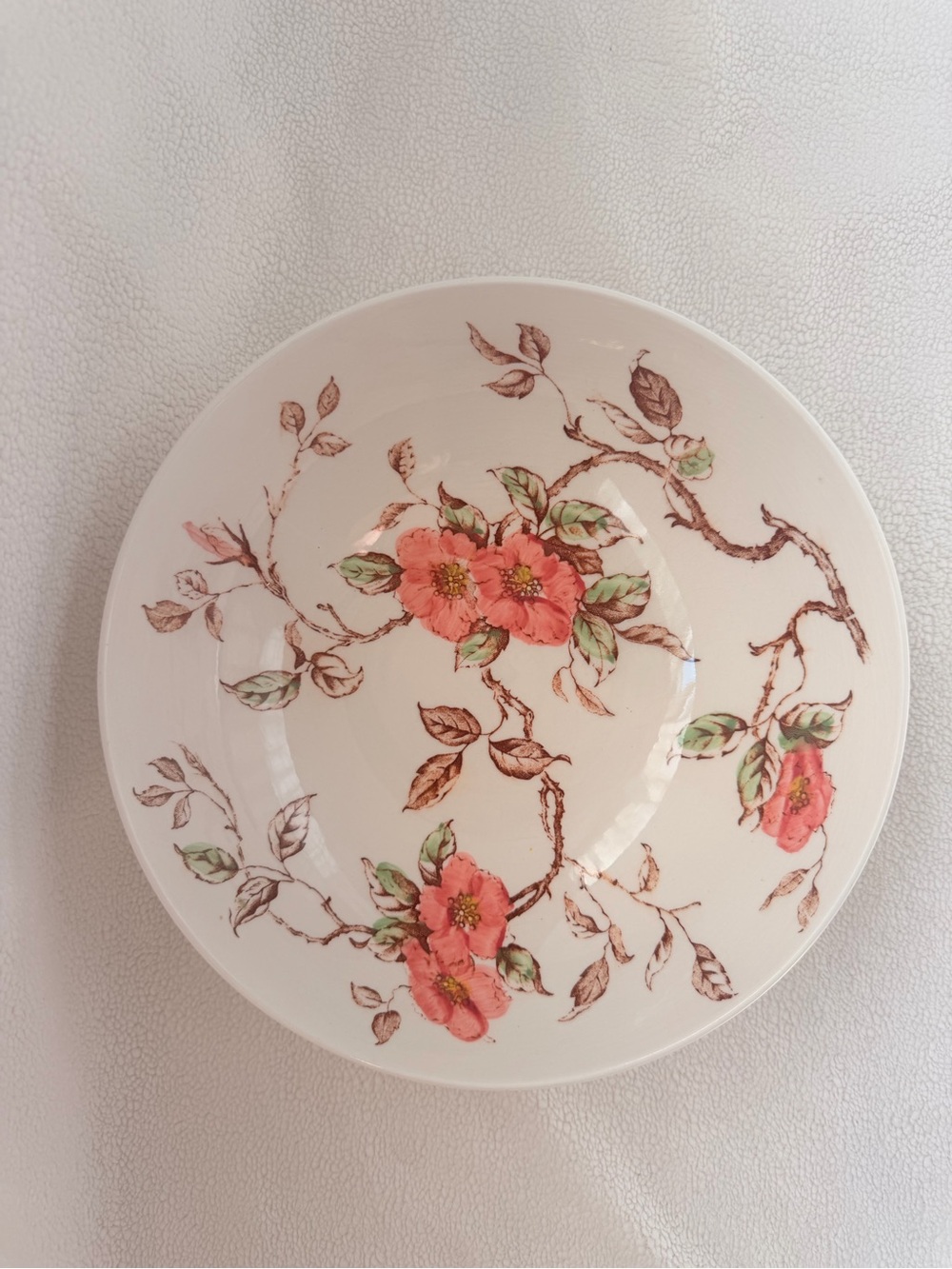 Vintage 1950s Nasco Springtime Serving Bowl 9"